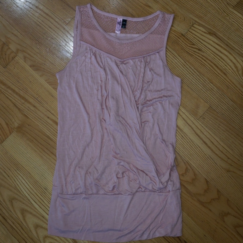 🎈SALE🎈Cross over long tank with lace